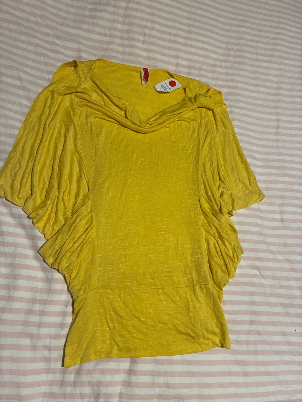 Yellow Women's Dolman Sleeve Top
